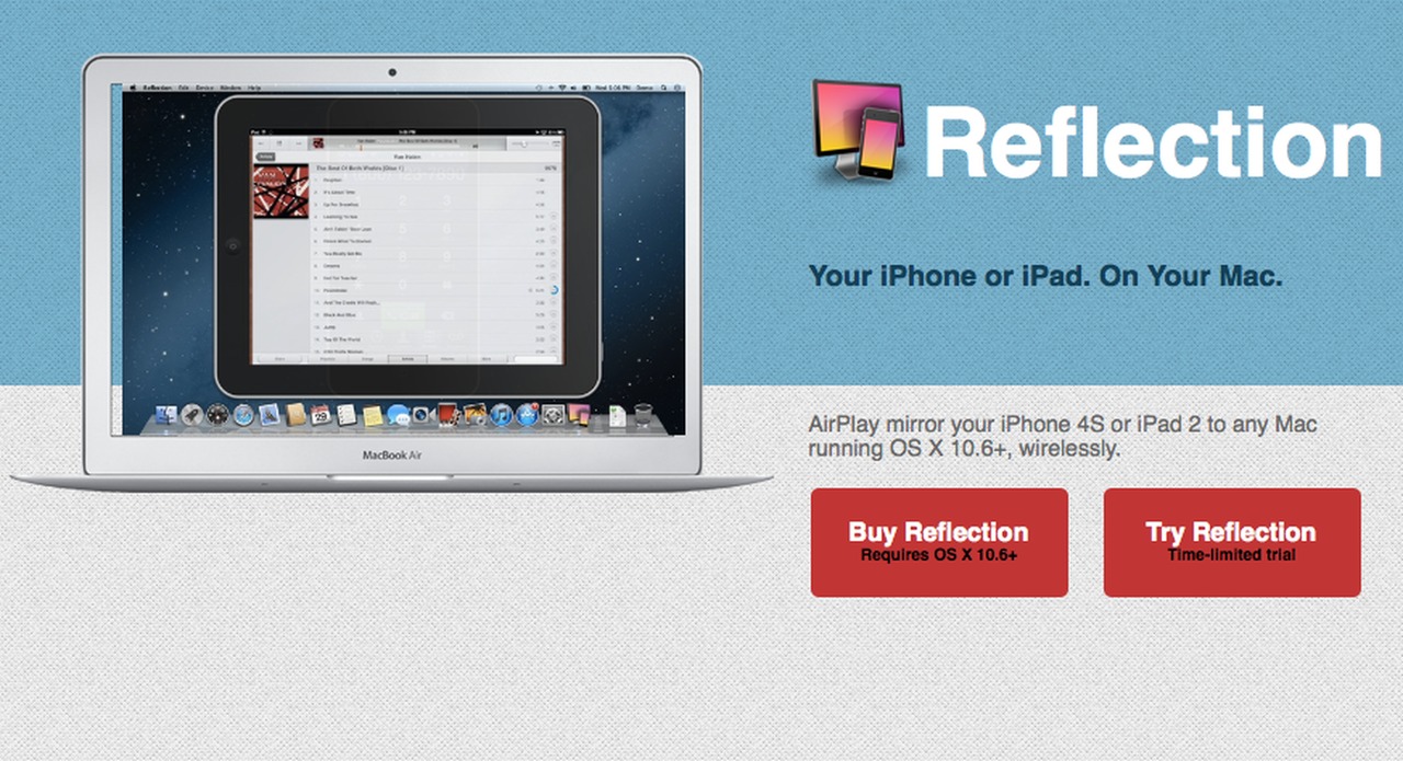 reflection app for mac